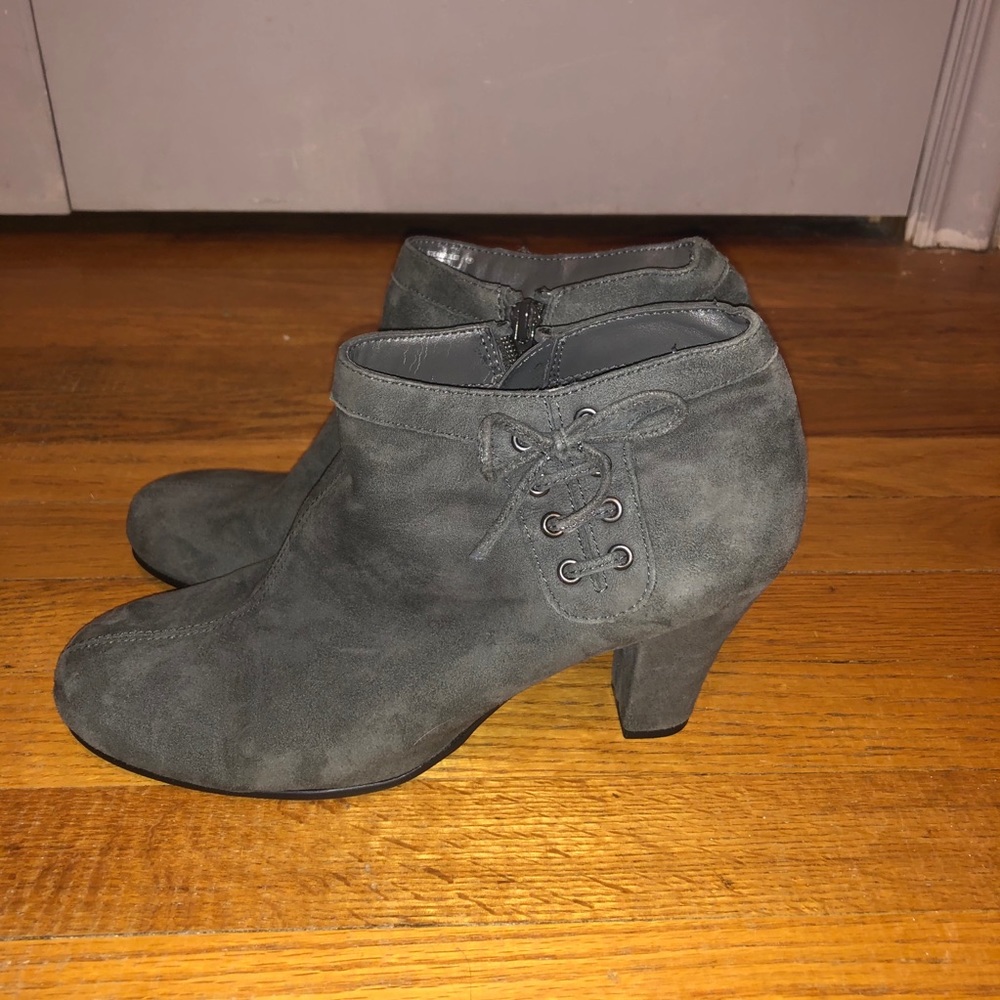 Aerosoles Grey Ankle Boots